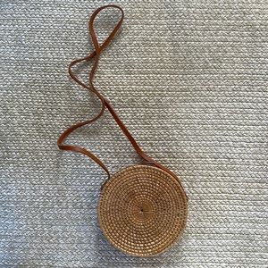 Straw Woven Circle Bag